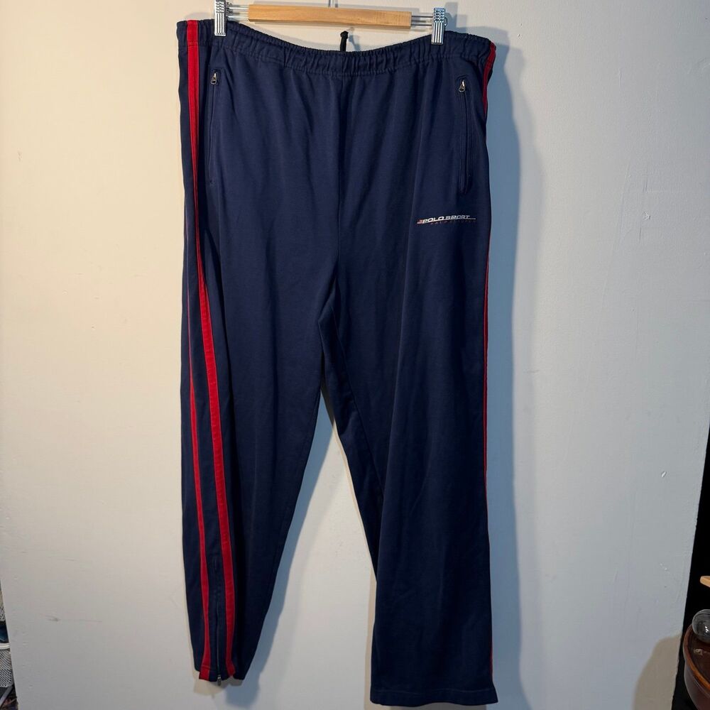 Vintage Polo Sport Ralph Lauren, track pants, straight leg, sz XL